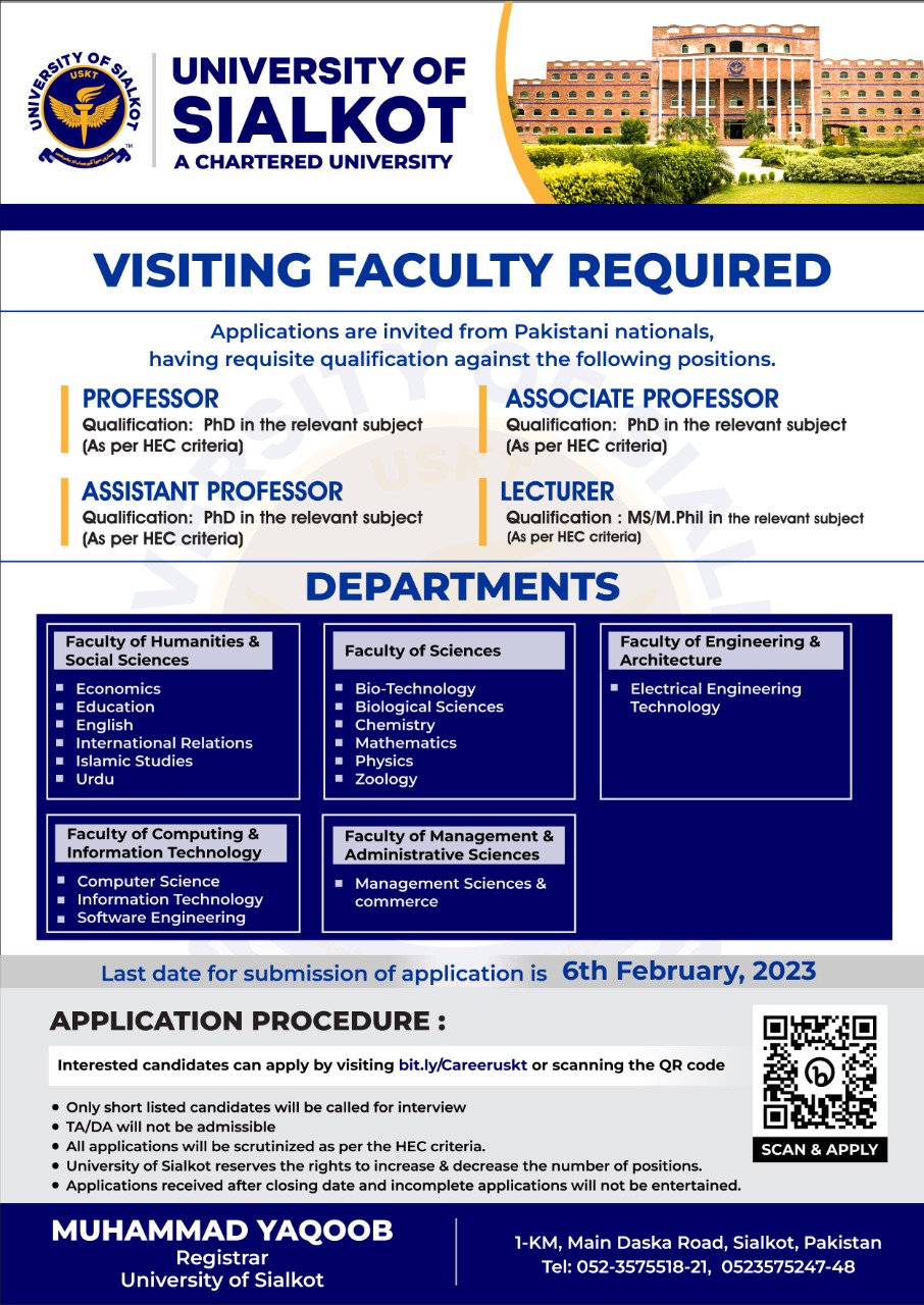 Visiting Faculty Ad-Spring 23